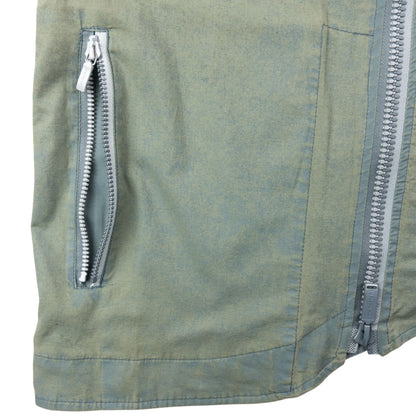 Vintage 1999 Maharishi Asymmetric Zip Up Gilet Size S | Small, Green