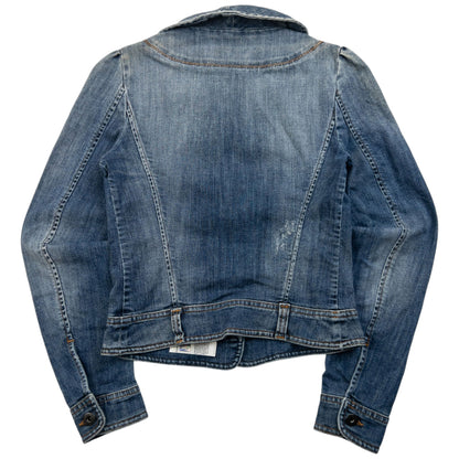 Vintage 2000s Dolce & Gabbana Button Up Denim Jacket Womens Size S | Small, Blue