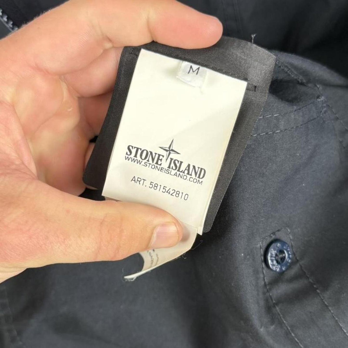 Stone Island Ghost Piece Weather Proof Cotton Parka Navy (M) | Medium, Multicoloured