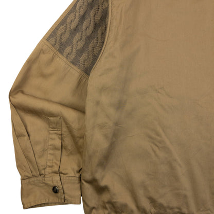 Vintage 90s YSL Yves Saint Laurent Harrington Jacket Size S | Small, Beige