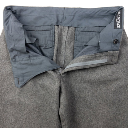 Vintage 2000s Issey Miyake White Label Wool Trousers Size W30 | W30, Grey