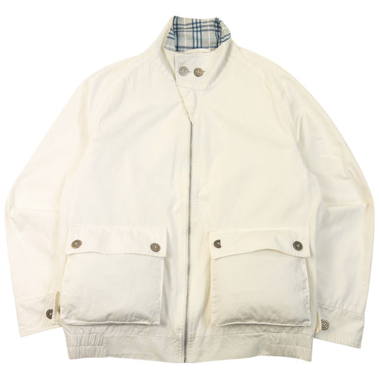 Vintage 2000s Burberry Zip Up Jacket Size M | Medium, White