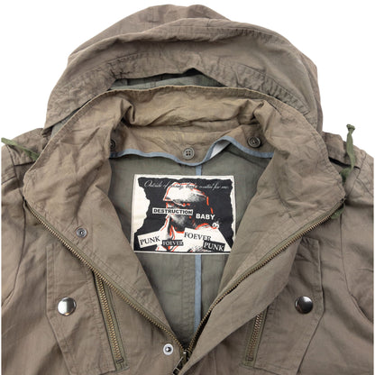 Vintage 2000s PPFM Convertible Military Jacket Size M | Medium, Green
