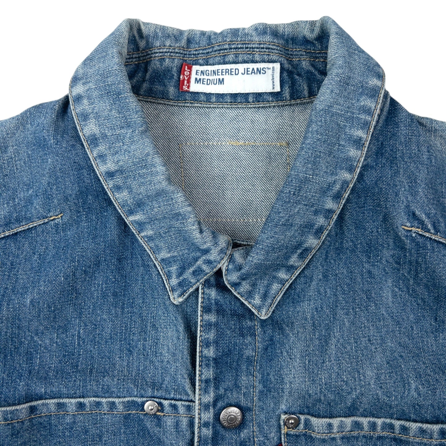 Vintage 2000s Levi's Engineered Garments Denim Jacket Size XS | XS, Blue