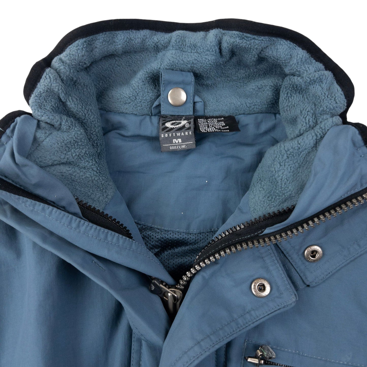 Vintage Oakley Zip Up Snowboarding Jacket Size S