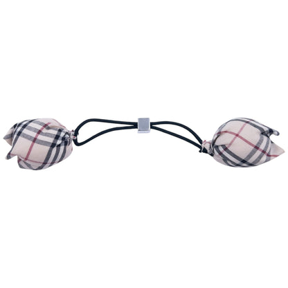 Vintage 2000s Burberry Nova Check Bobble Hair Ties | O/S, Black