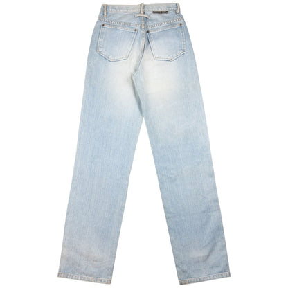 Vintage Gaultier Jean's Embossed Denim Jeans Size W26