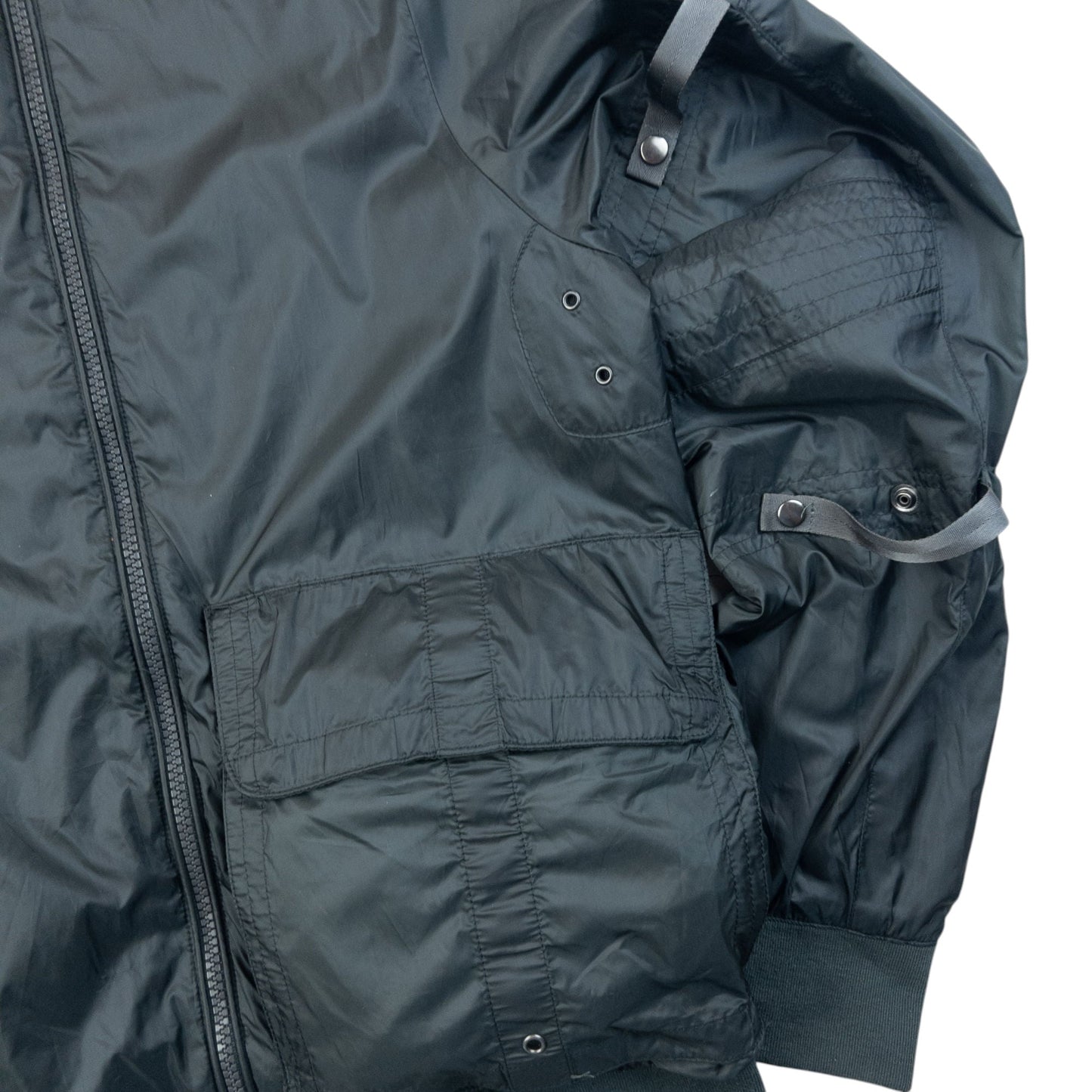 Vintage 2000s Ralph Lauren RLX Adjustable Cargo Jacket Size M | Medium, Grey