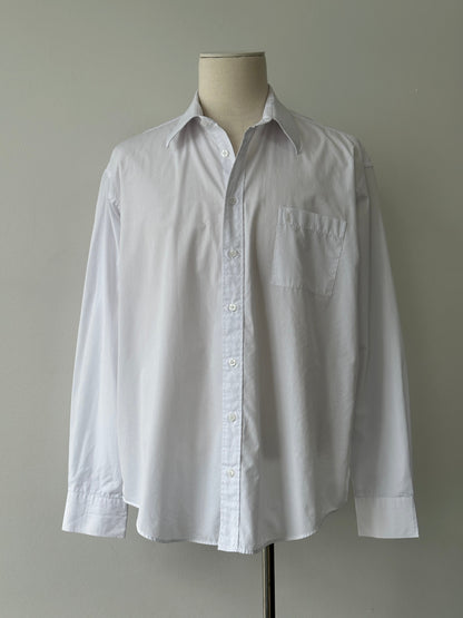 Yves Saint Laurent Pour Homme 2000s Cotton Logo Shirt - XL