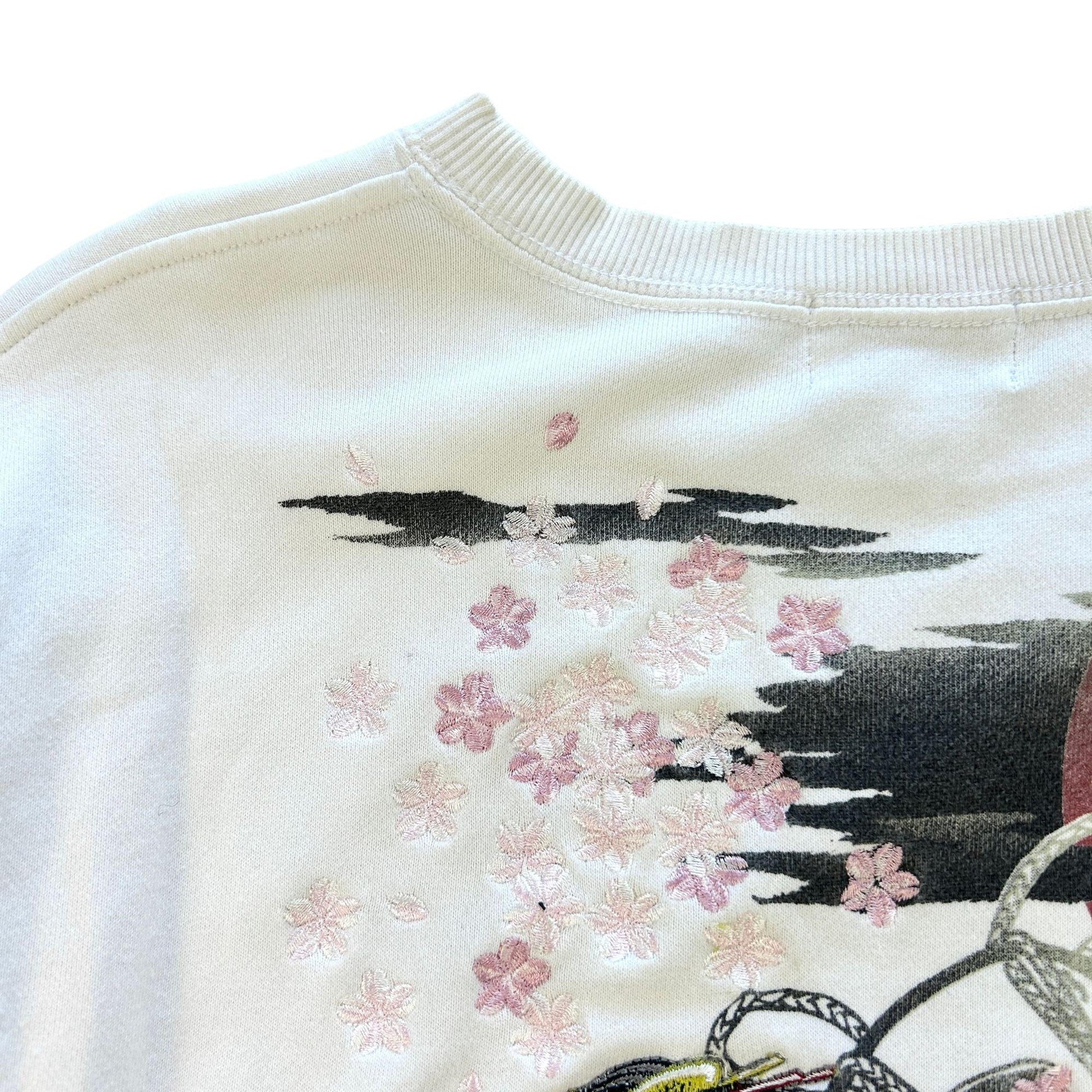 Vintage Moon And Geisha Japanese Sweatshirt Size M - Known Source