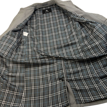 Vintage 2000s Burberry Black Label Nova Check Lined Trench Jacket Size L | Large, Multicoloured