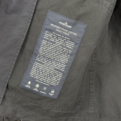 Stone Island Ghost Piece Weather Proof Cotton Parka Navy (M) | Medium, Multicoloured