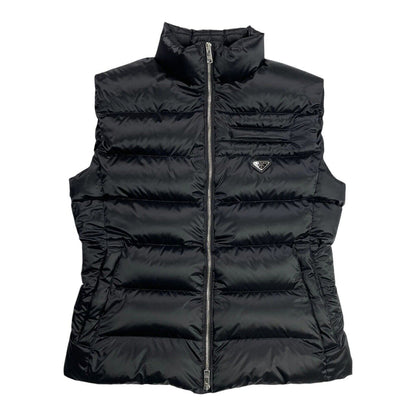 Prada Gilet Women's, Size UK 12 | 12, Black