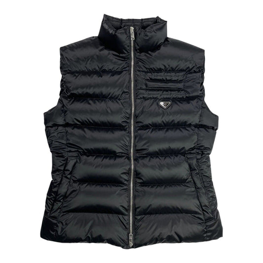 Prada Gilet Women's, Size UK 12 | 12, Black