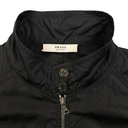 Vintage 2000s Prada Lightweight Zip Up Jacket Size S | Small, Black