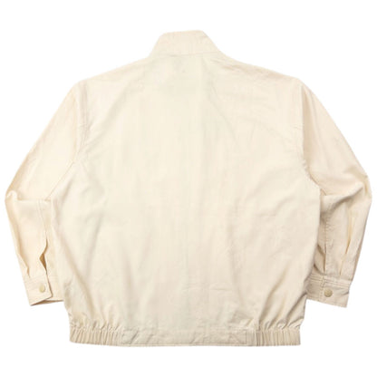 Vintage 90s YSL Yves Saint Laurent Harrington Jacket Size S | Small, Cream