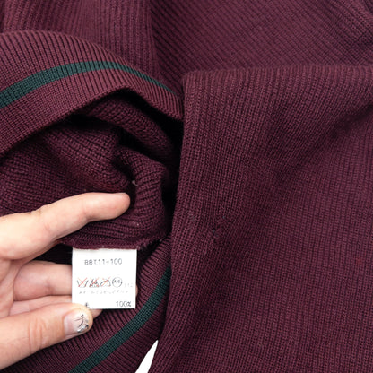 Vintage 90s Burberry Embroidered Wool Knit Jumper Size XS | XS, Multicoloured