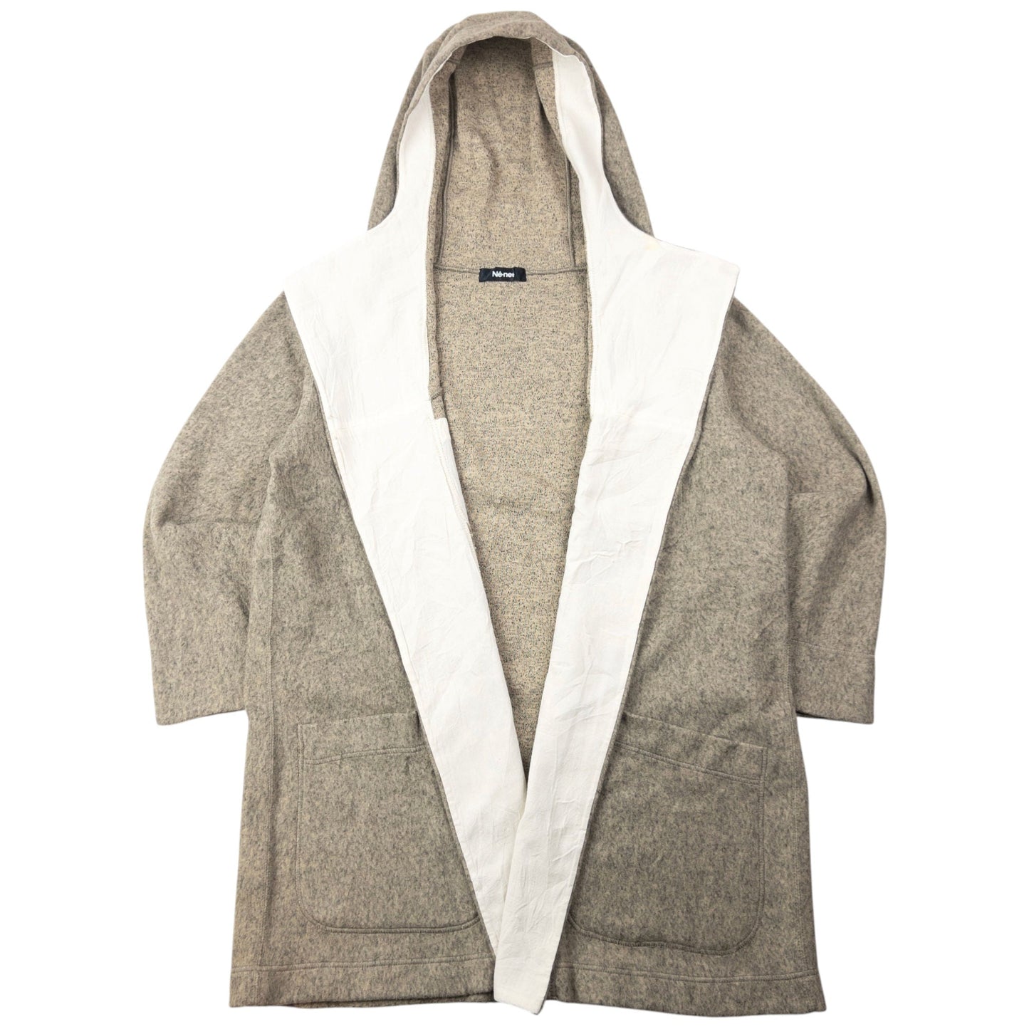 Vintage 2000s Ne-Net Issey Miyake Wrap Jacket Size M | Medium, Beige