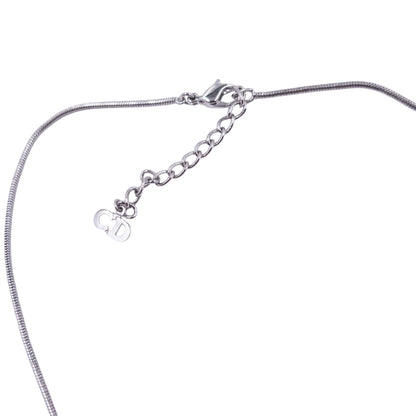 Vintage Dior Silver Heart Charm Necklace