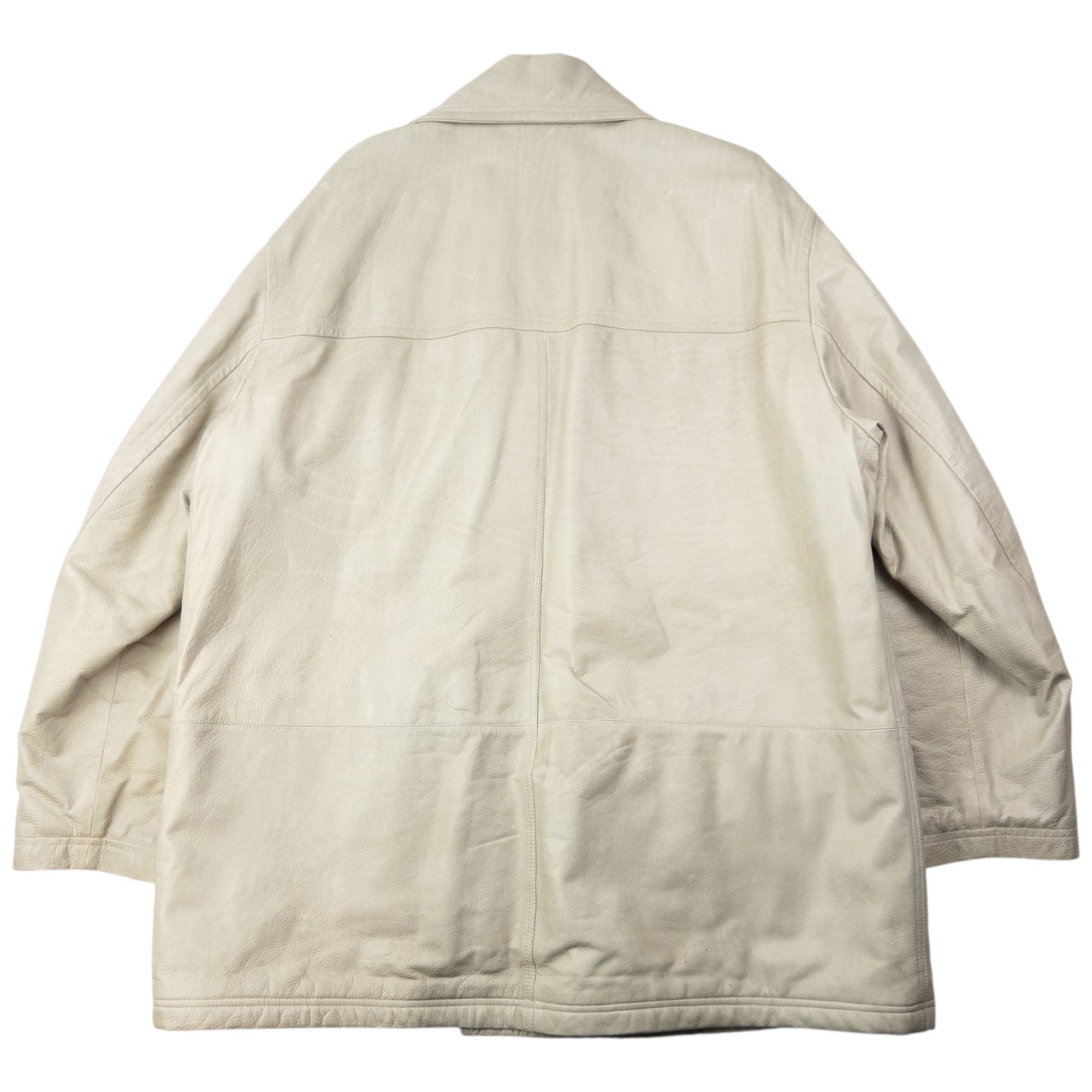 Vintage 90s Versace Istante Button Up Leather Jacket Size XL | XL, Multicoloured