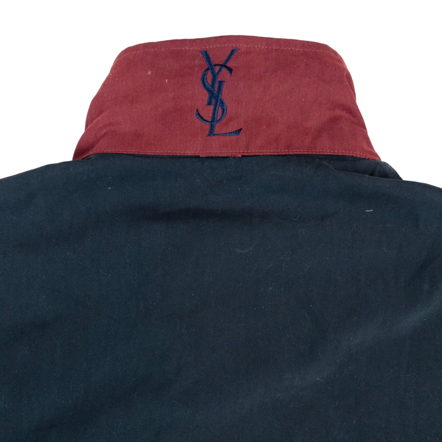 Vintage YSL Yves Saint Laurent Reversible Zip Up Jacket XL