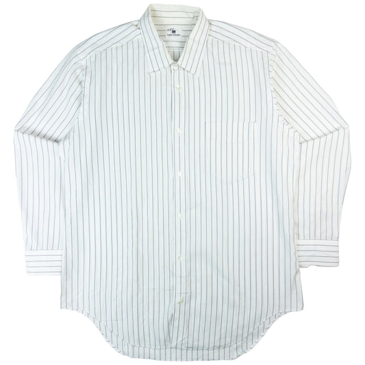 Vintage Issey Miyake Striped Long Sleeve Button Up Shirt Size L