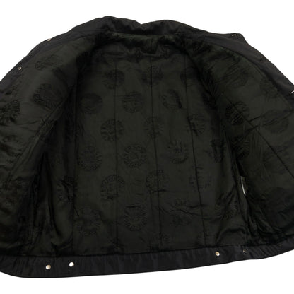 Vintage 2000s Versace Classic V2 Button Up Jacket Size S | Small, Black