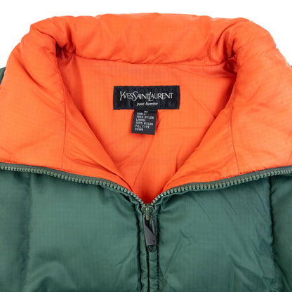 Vintage 90s YSL Yves Saint Laurent Puffer Jacket Size XL | XL, Multicoloured