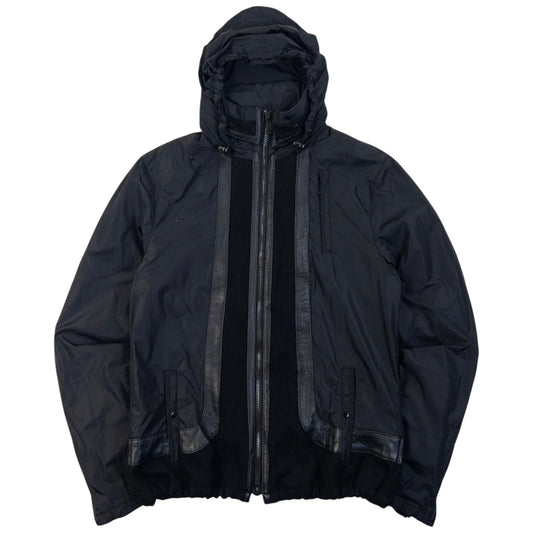 Vintage 2000s Emporio Armani Matt Line Jacket Size S | Small, Black