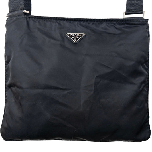 Vintage 2000s Prada Crossbody Bag | O/S, Black