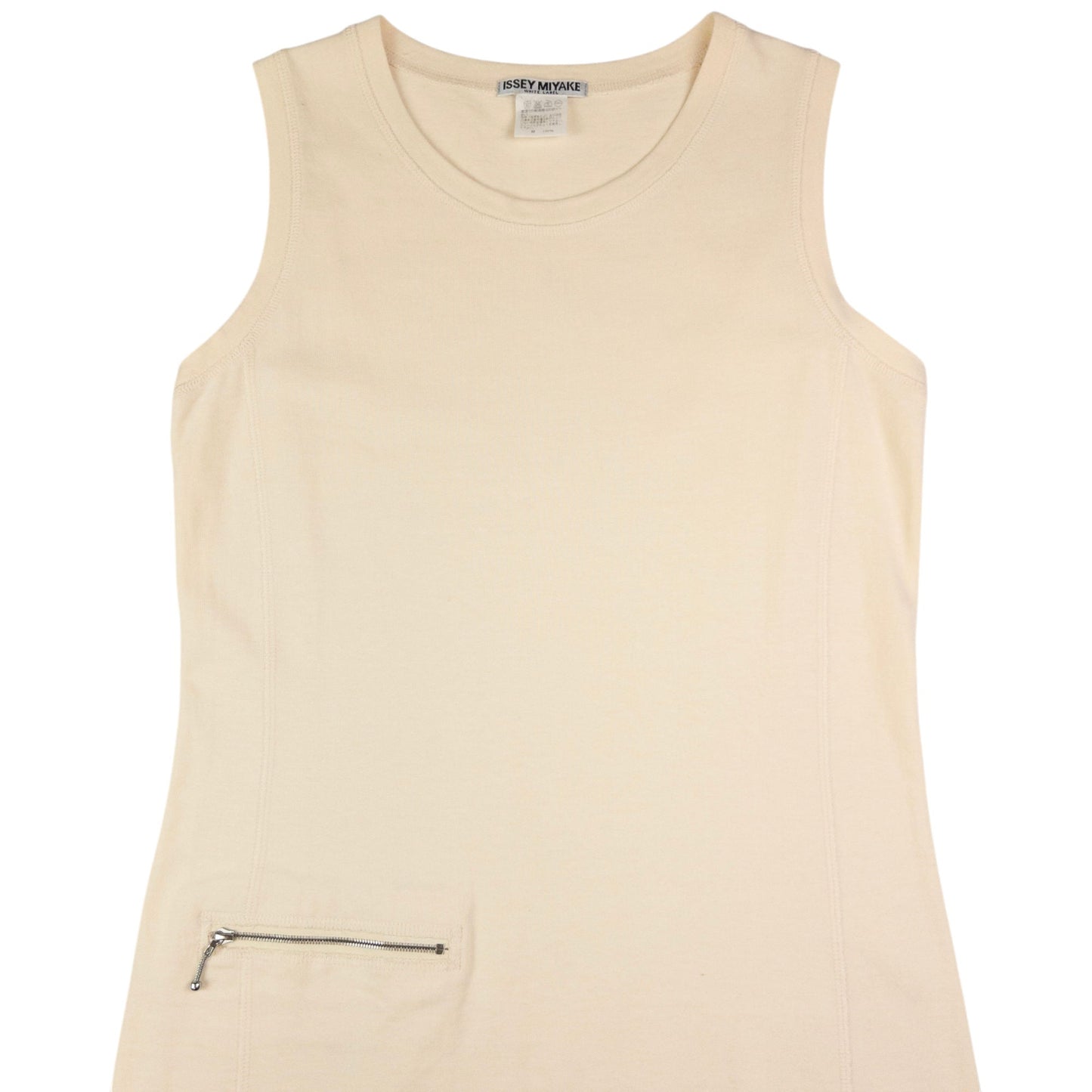 Vintage Issey Miyake White Label Shift Dress Womens Size M