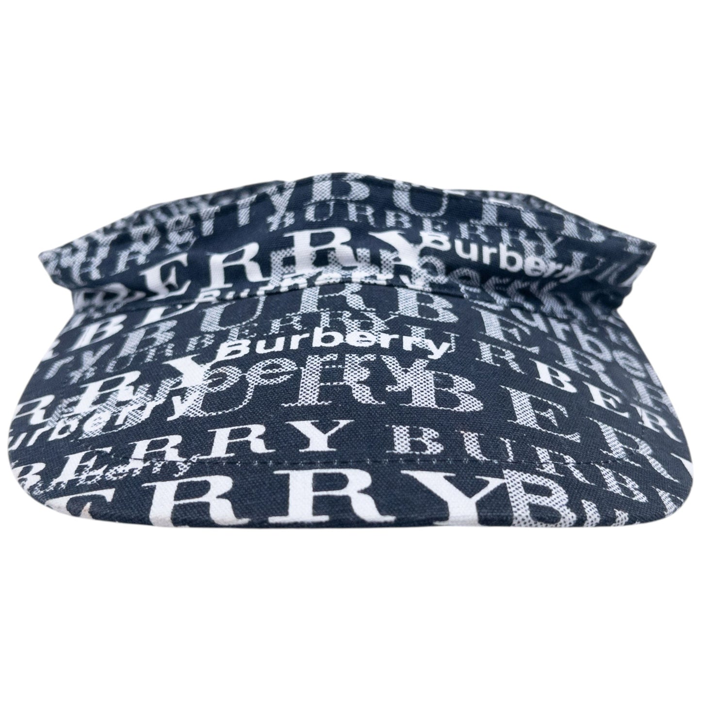 Vintage 2000s Burberry Monogram Visor Hat