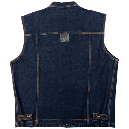 Vintage Marithe + Francois Girbaud Sleeveless Denim Jacket Size XXL