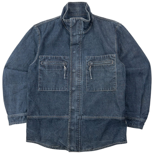 Vintage 2000s Marithe + Francois Girbaud Denim Jacket Size M | Medium, Blue
