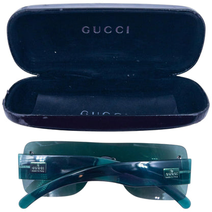 Vintage 2000s Gucci Clear Rimless Sunglasses
