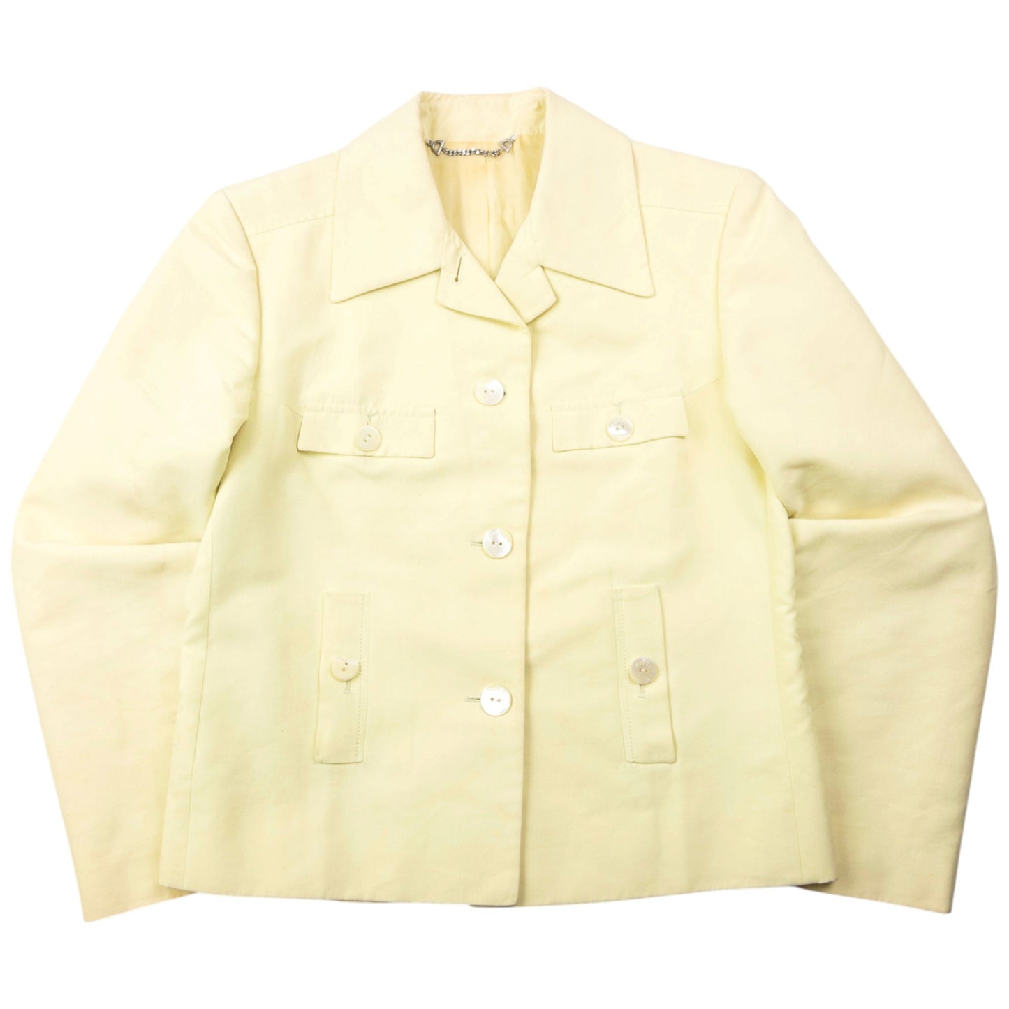 Vintage 90s Gucci By Tom Ford Cropped Blazer Jacket Womens Size S | Small, Yellow