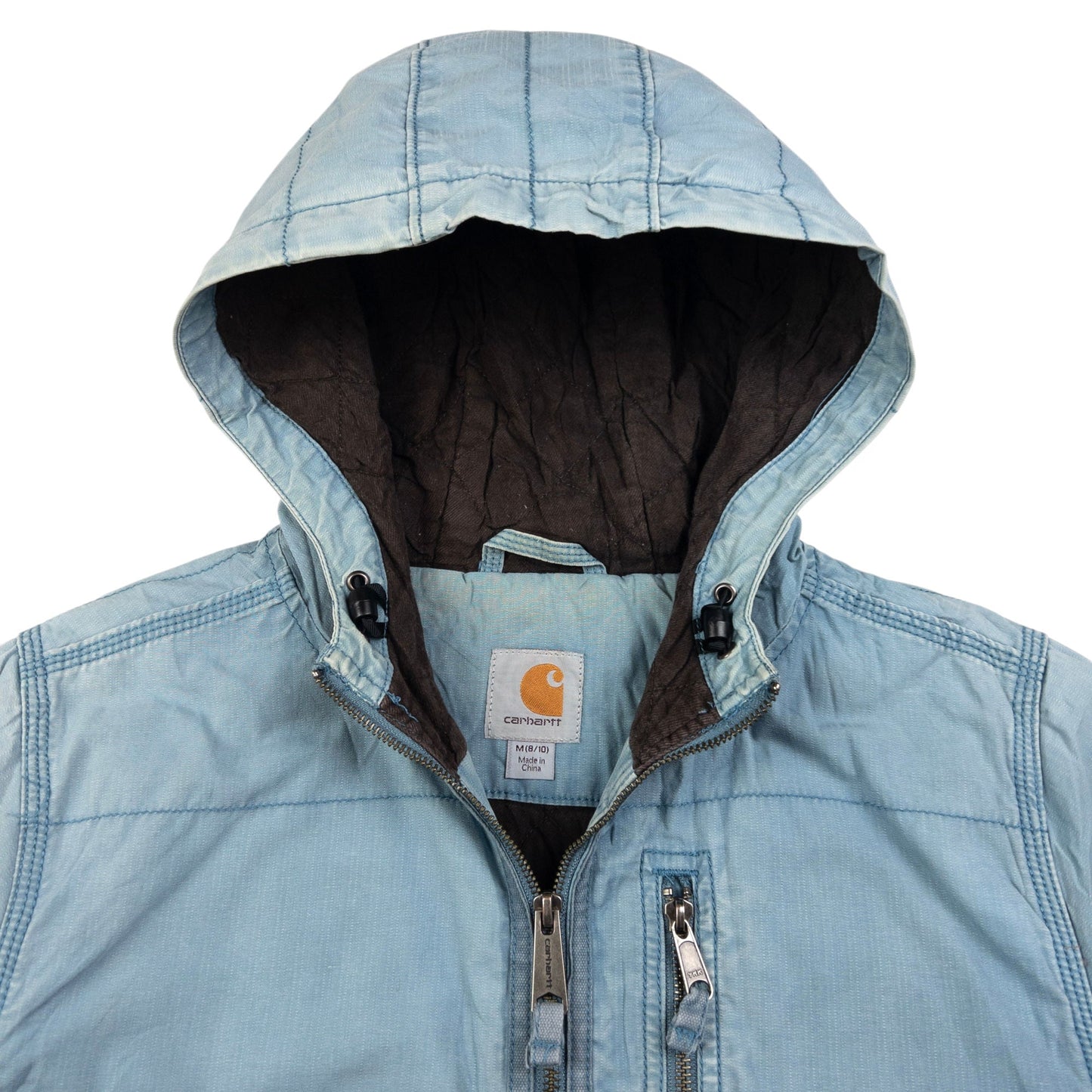 Vintage Carhartt Zip Up Quilted Jacket Womens Size M