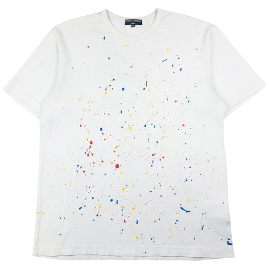 Vintage Comme Des Garçons HOMME Paint Splat T Shirt Size M