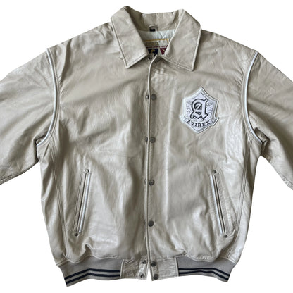 Avirex Leather Varsity Jacket - XL