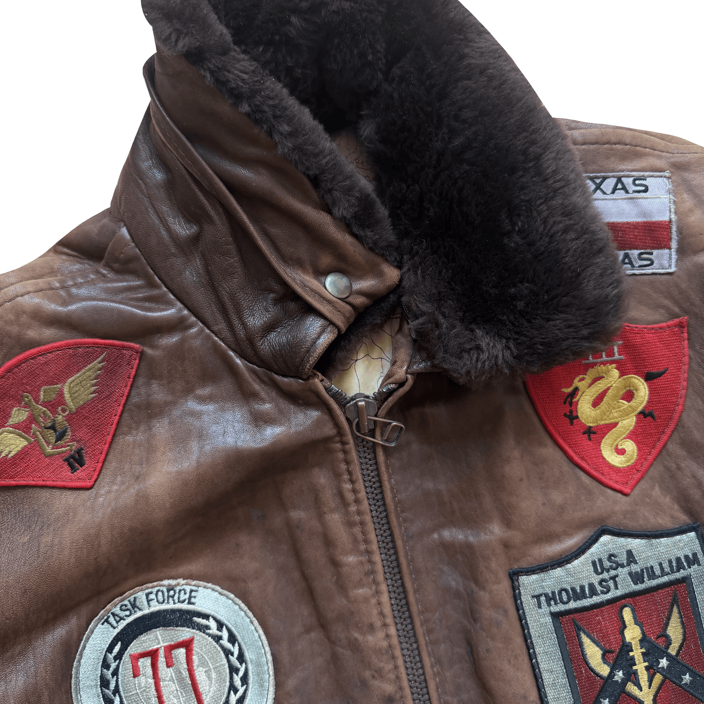 Avirex 1987 Top Gun G-1 Flight Jacket - L | Large, Brown