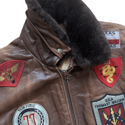 Avirex 1987 Top Gun G-1 Flight Jacket - L | Large, Brown