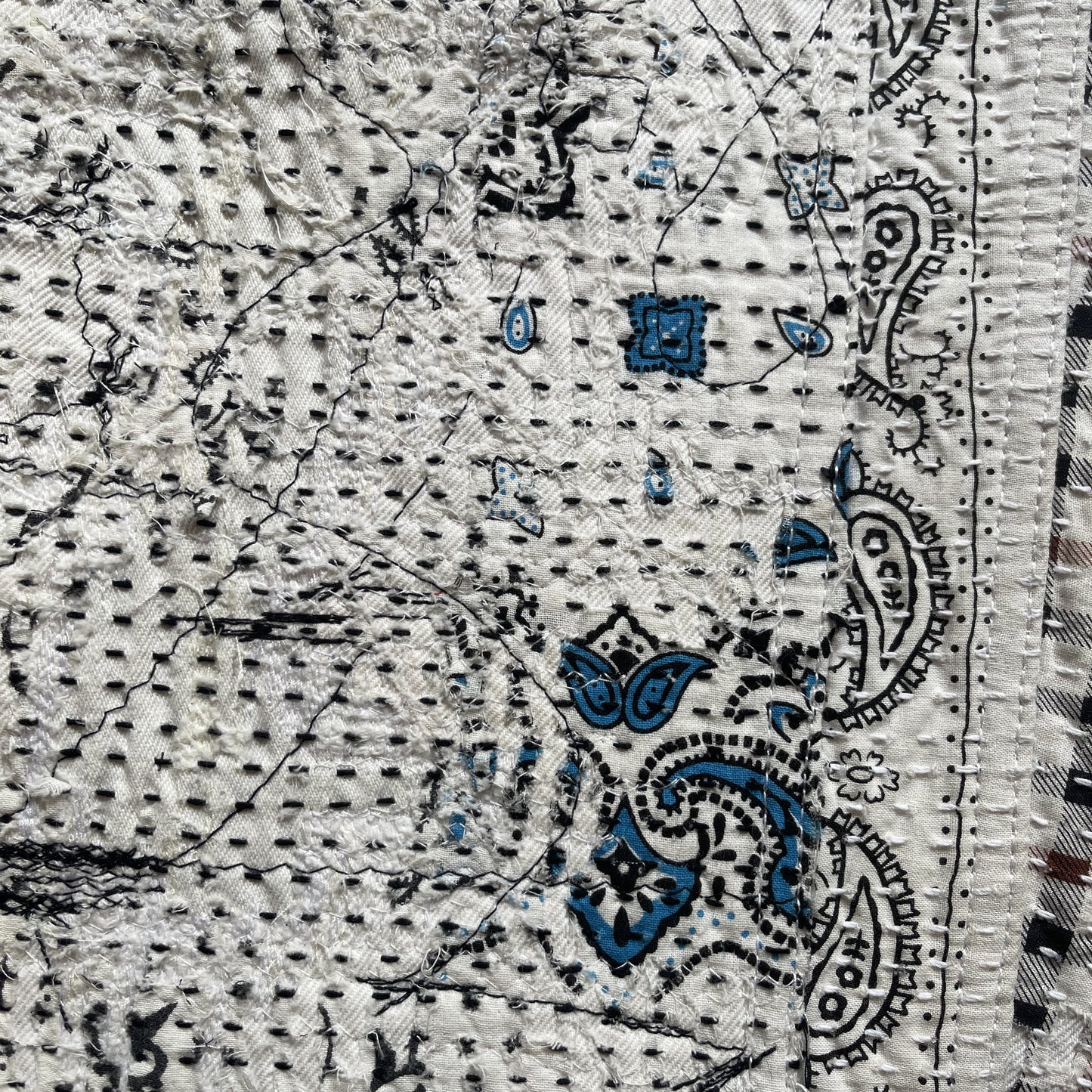 Boro Bandana Sashiko Distressed Jeans - W31"