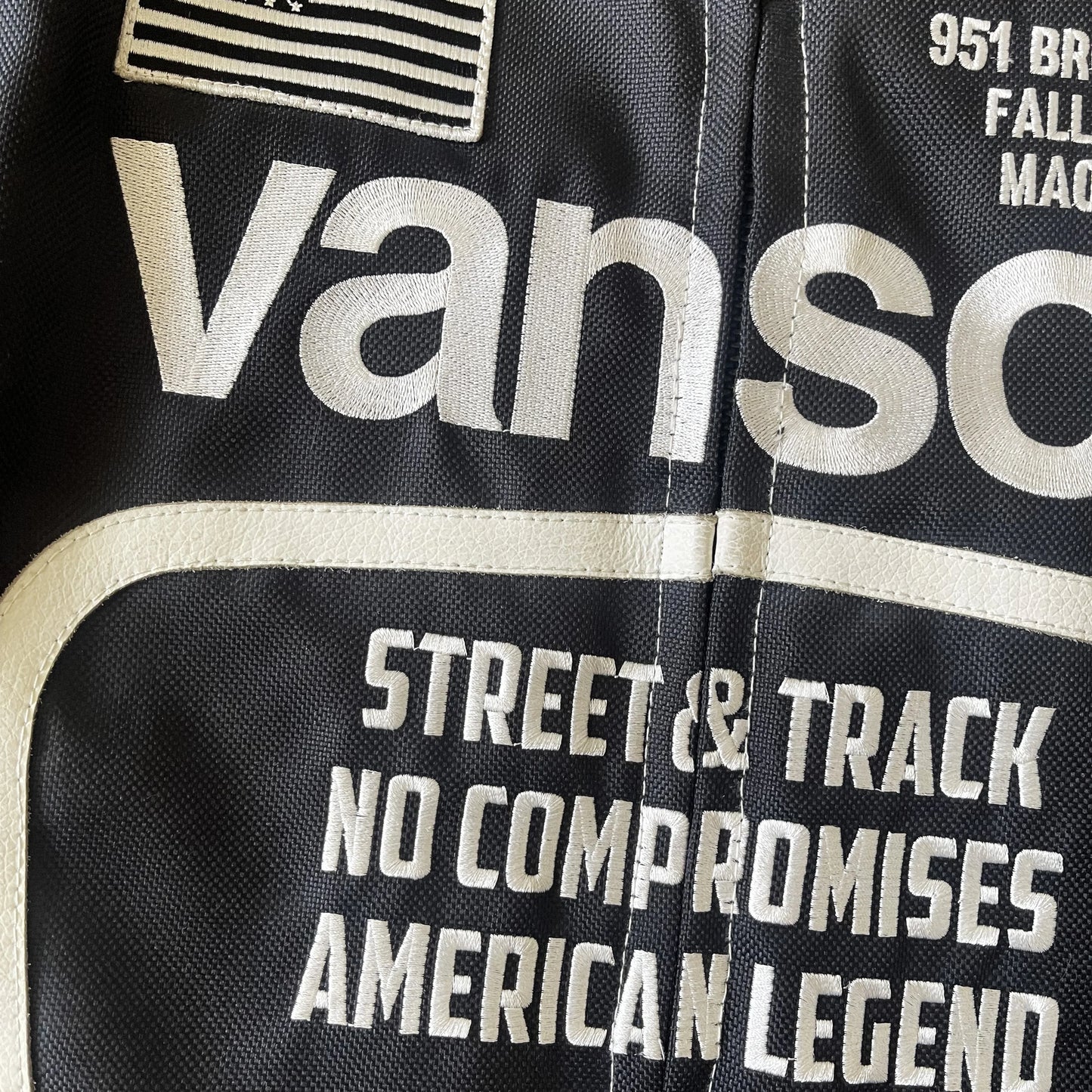 Vanson Leathers Motorcycle Mesh Racing Jacket - M