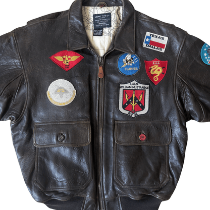 Avirex 1991 Top Gun G-1 Flight Jacket - XL | XL, Brown