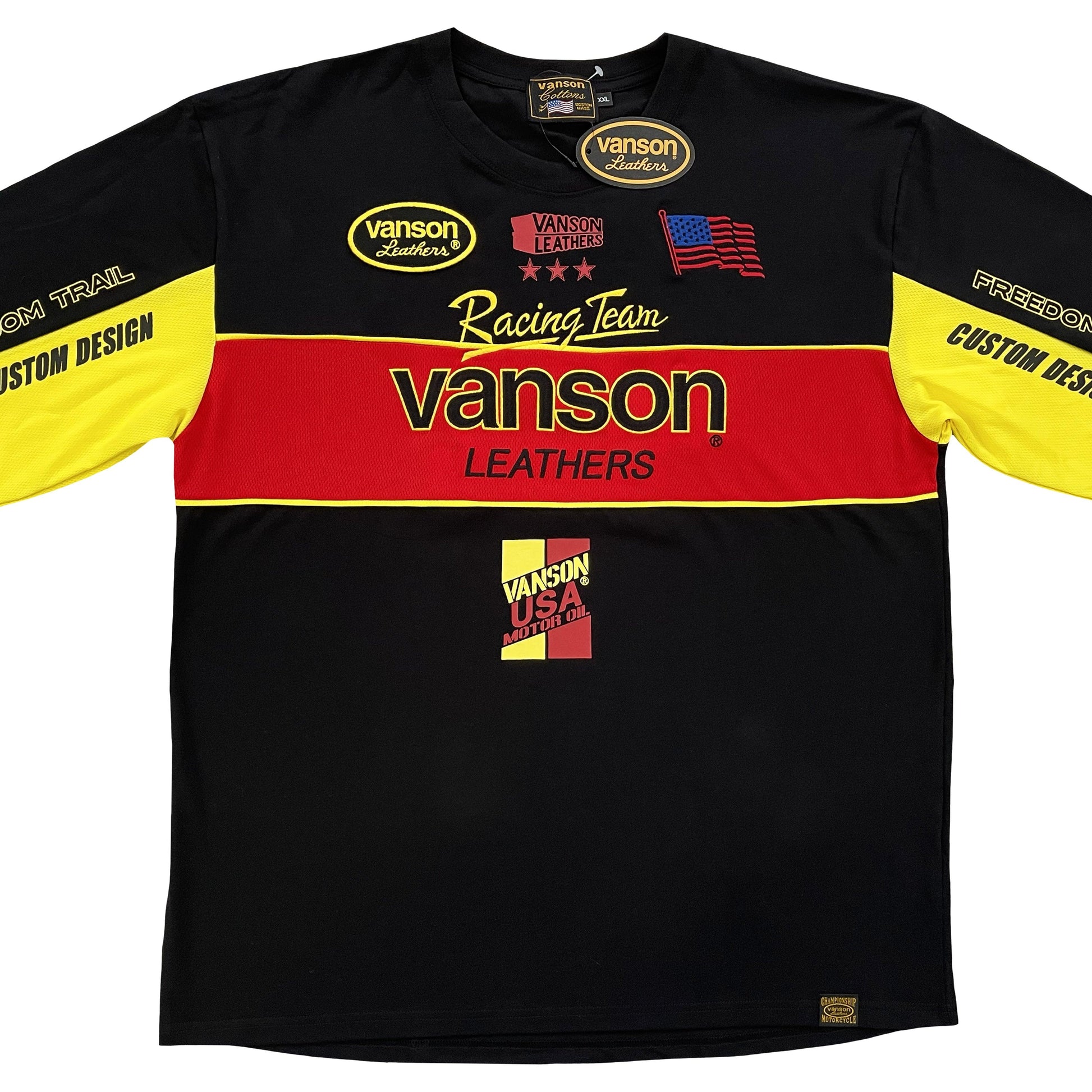 Vanson Leathers Long Sleeve Motocross T-Shirt - Known Source