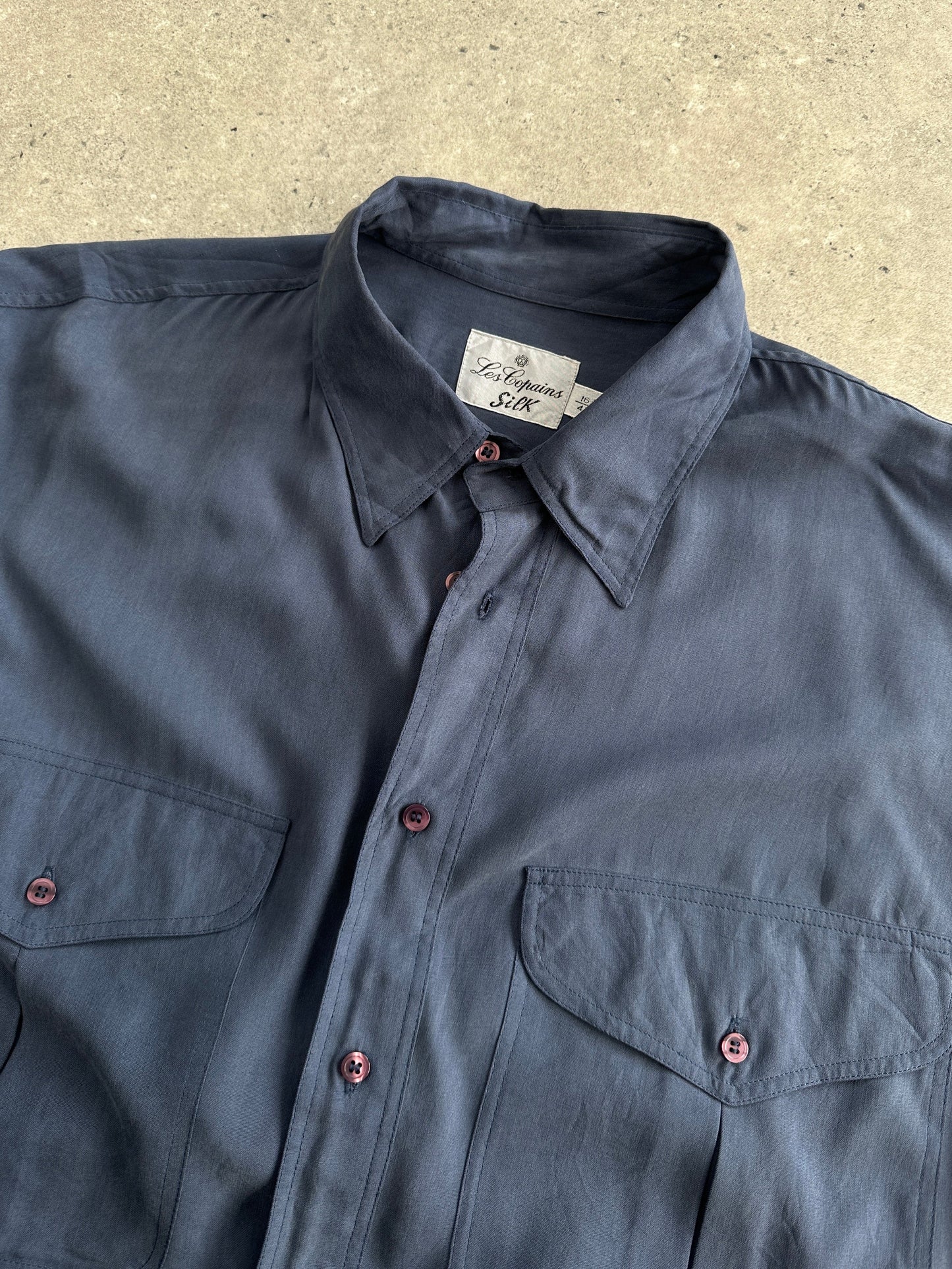 Vintage Pure Silk Shirt - XL