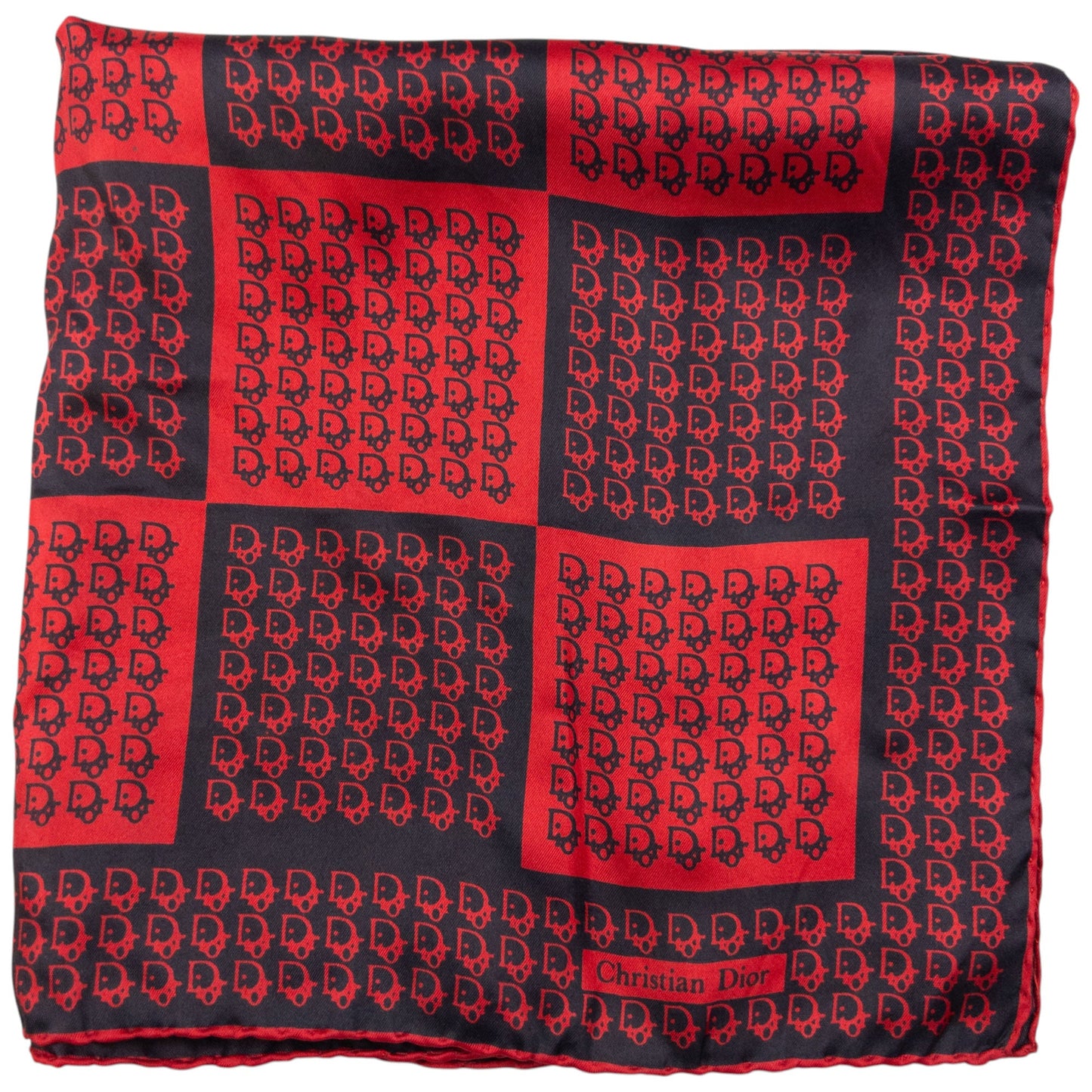Vintage Dior Monogram Silk Scarf