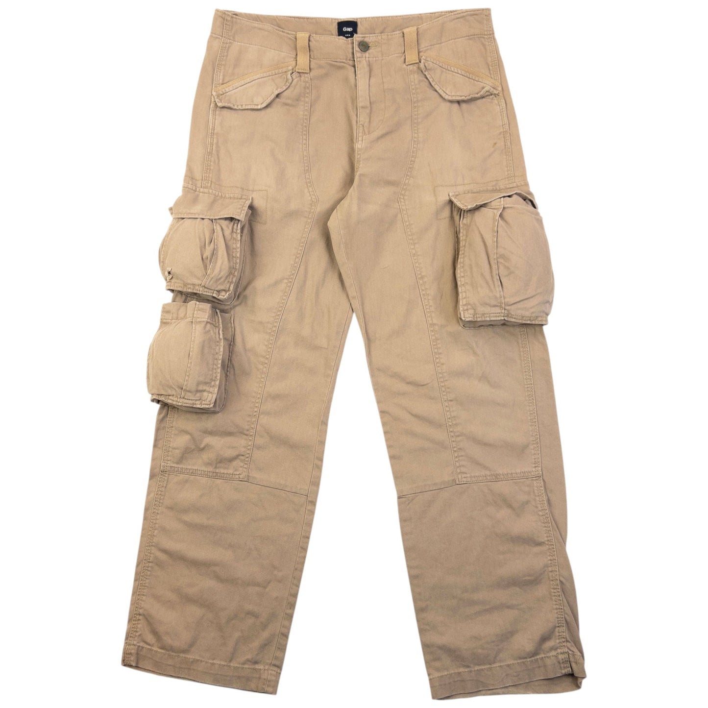 Vintage 2000s GAP Cargo Trousers Size W34 | W34, Beige