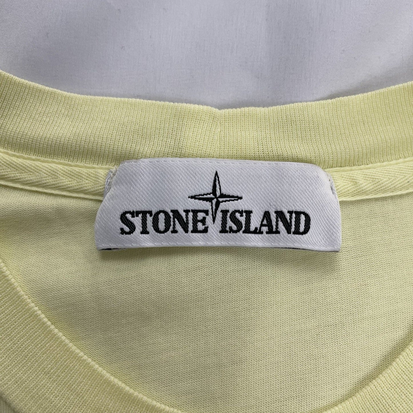 Stone Island T-Shirt, Size Small | Stone island, Yellow
