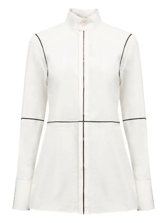 Maison Margiela Poplin Panelled Shirt White 46 | O/S, White